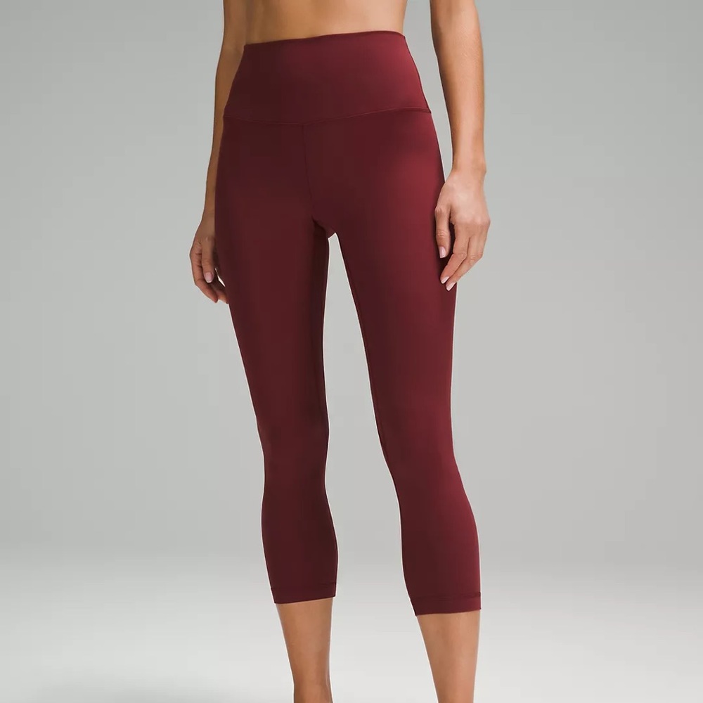 Lululemon red merlot leggings